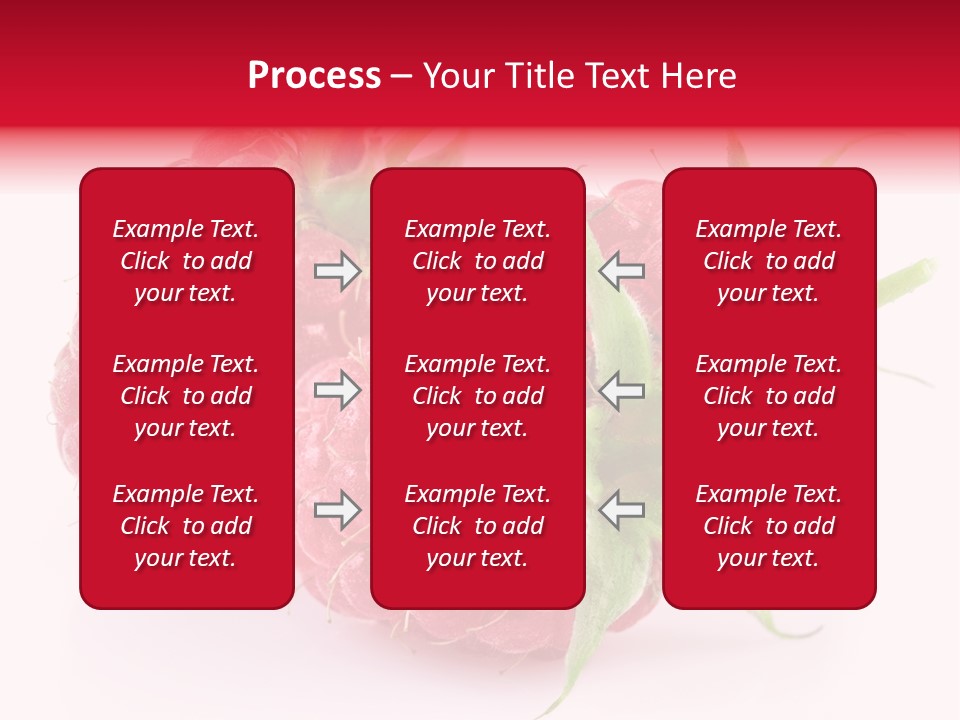 Red Vitamin Food PowerPoint Template