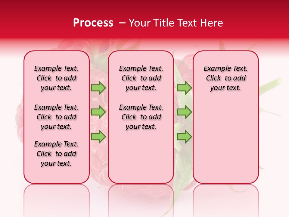 Red Vitamin Food PowerPoint Template
