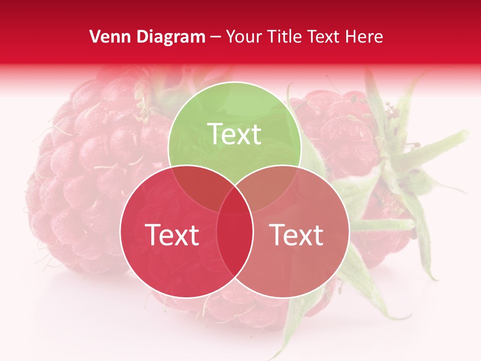 Red Vitamin Food PowerPoint Template
