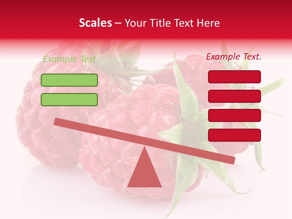 Red Vitamin Food PowerPoint Template