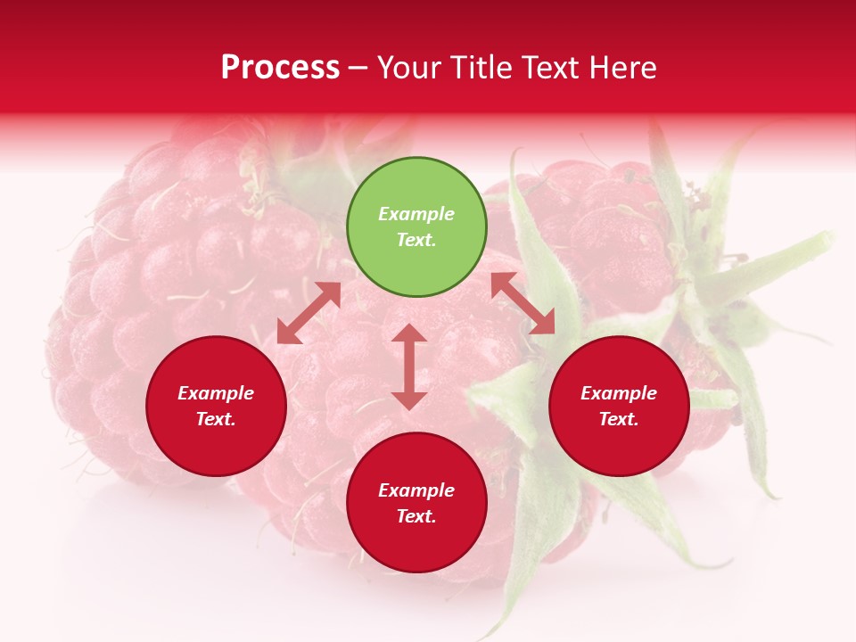 Red Vitamin Food PowerPoint Template