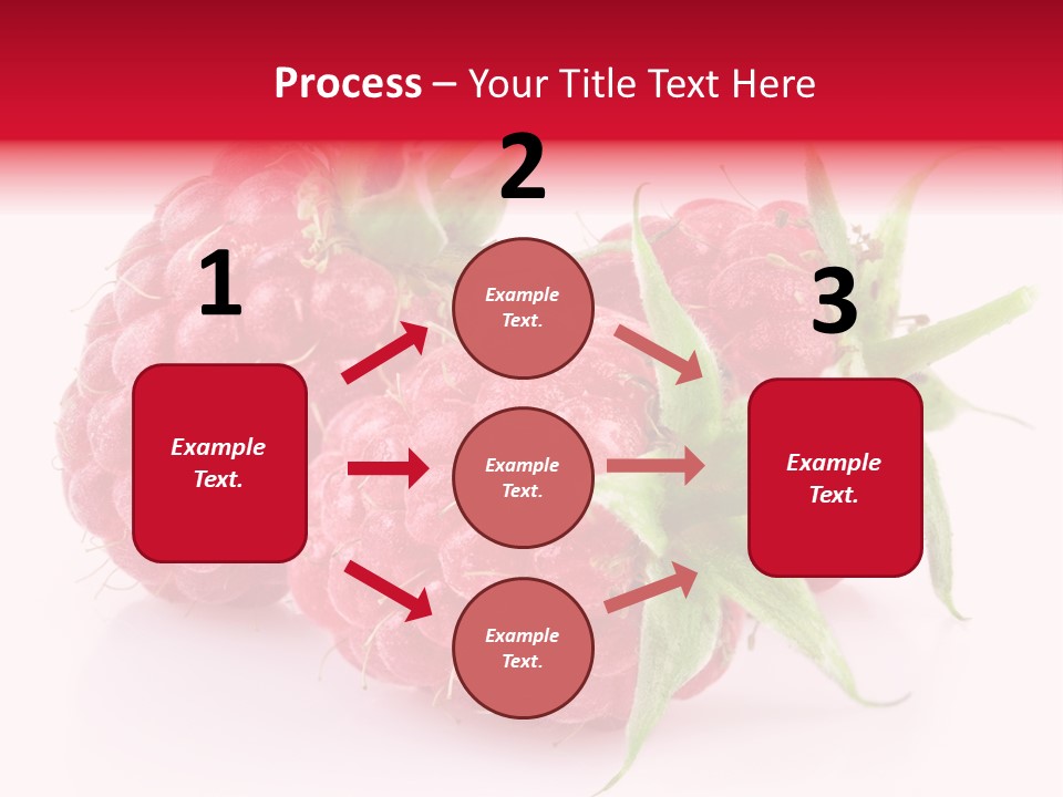 Red Vitamin Food PowerPoint Template