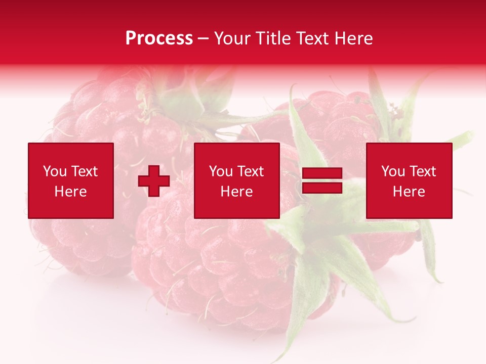 Red Vitamin Food PowerPoint Template