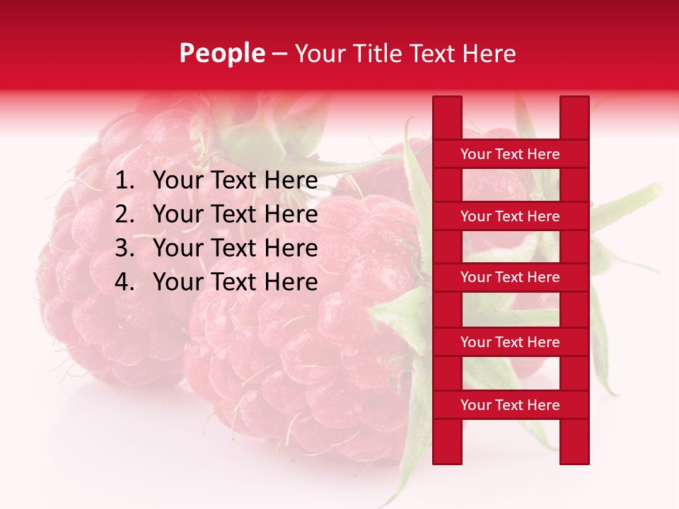 Red Vitamin Food PowerPoint Template