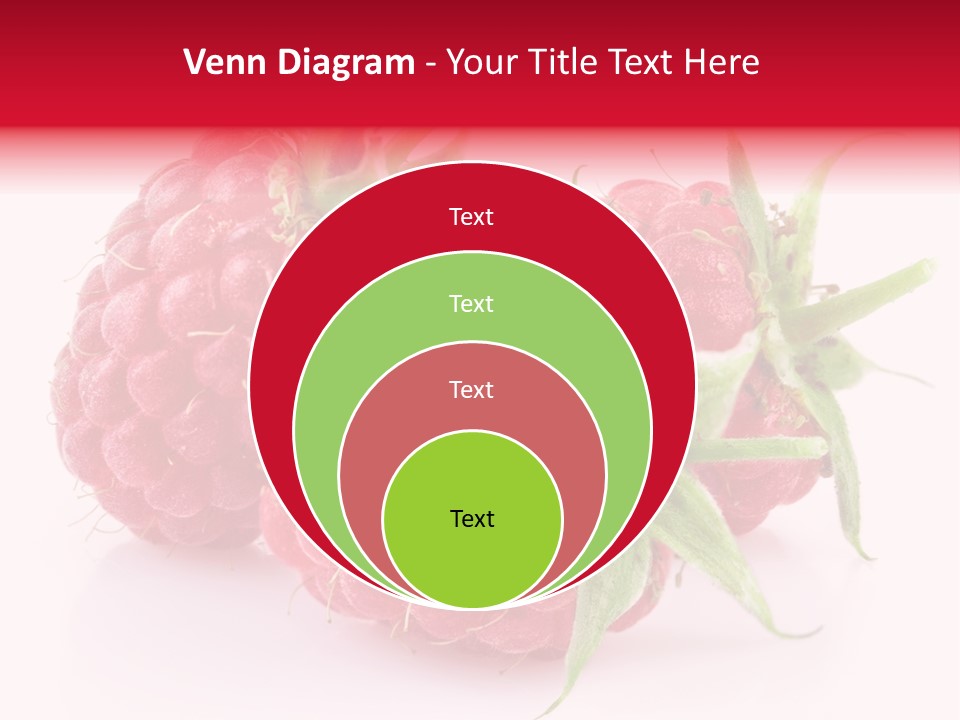 Red Vitamin Food PowerPoint Template