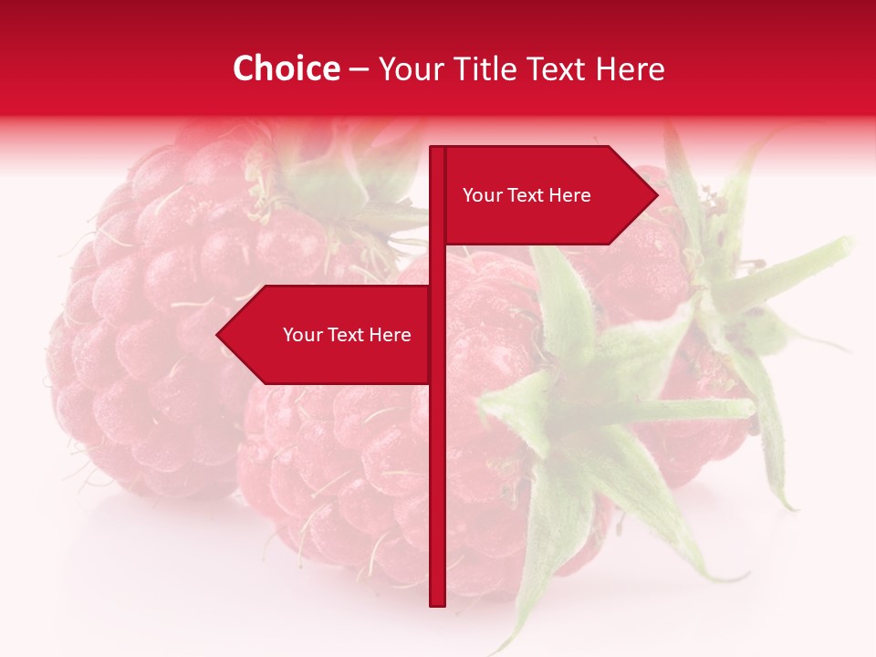 Red Vitamin Food PowerPoint Template