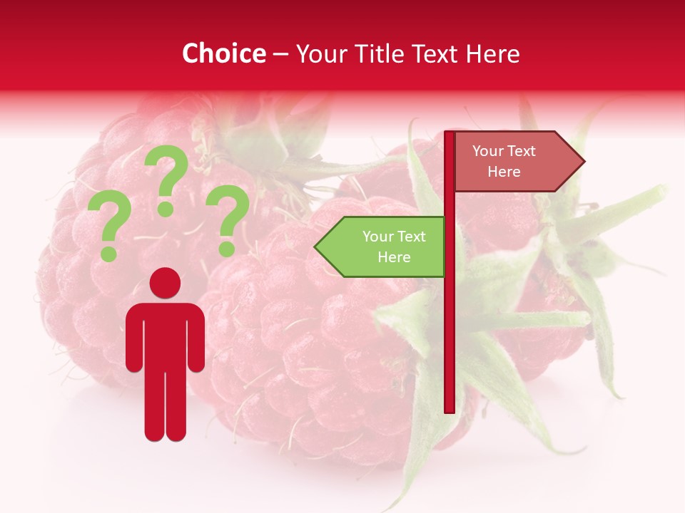 Red Vitamin Food PowerPoint Template