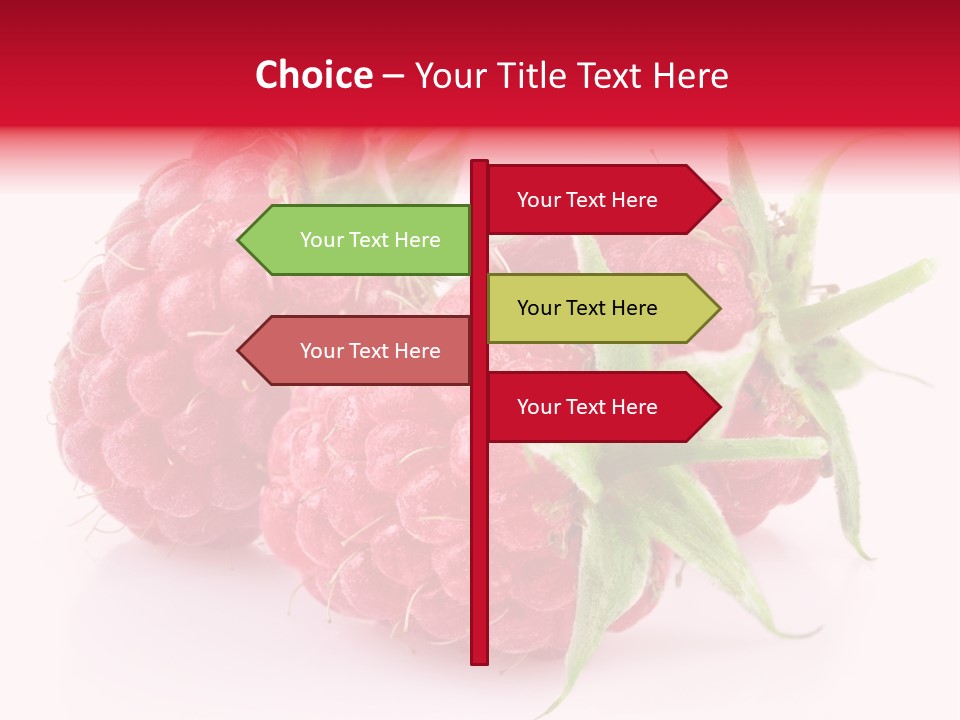 Red Vitamin Food PowerPoint Template