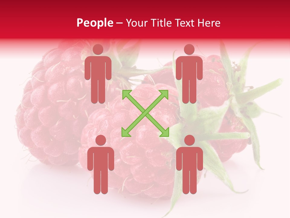 Red Vitamin Food PowerPoint Template