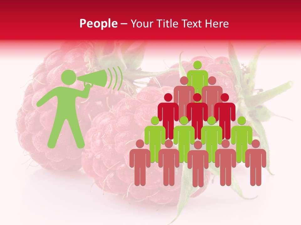 Red Vitamin Food PowerPoint Template