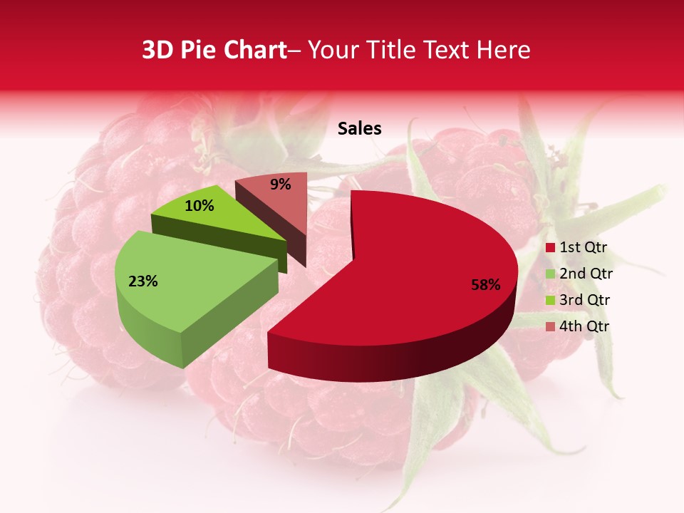 Red Vitamin Food PowerPoint Template