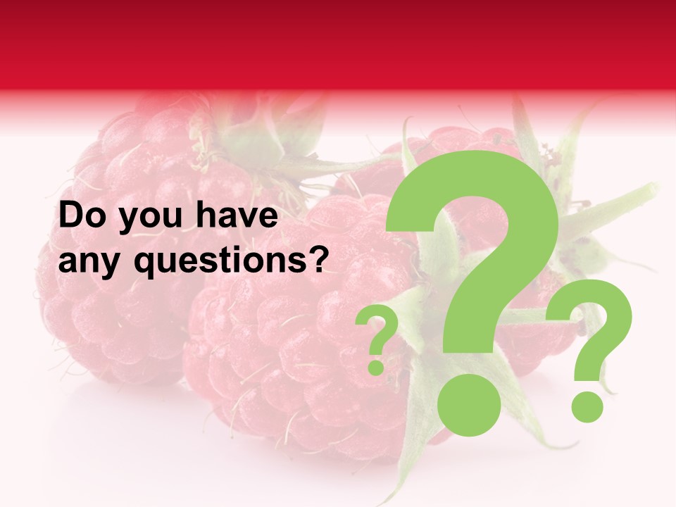 Red Vitamin Food PowerPoint Template