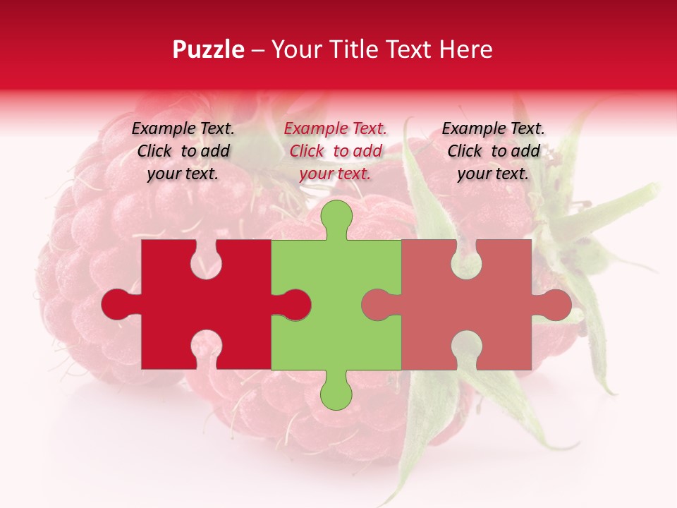 Healthy Eating Three Flora PowerPoint Template