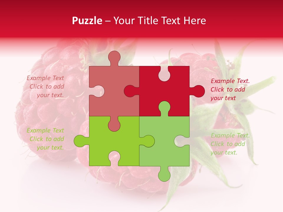 Healthy Eating Three Flora PowerPoint Template