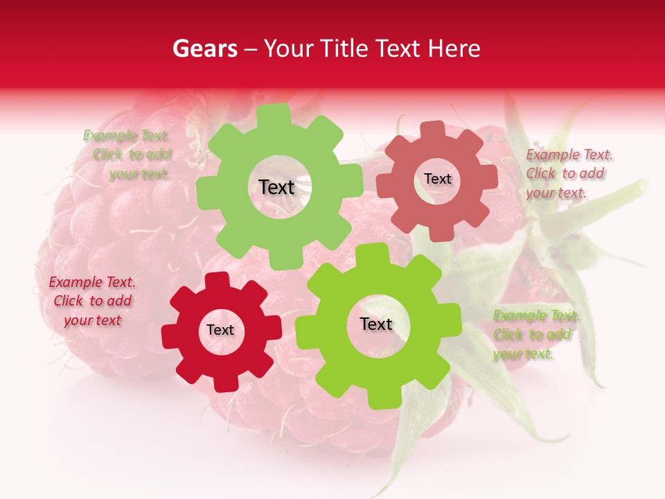 Healthy Eating Three Flora PowerPoint Template