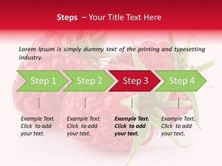 Healthy Eating Three Flora PowerPoint Template