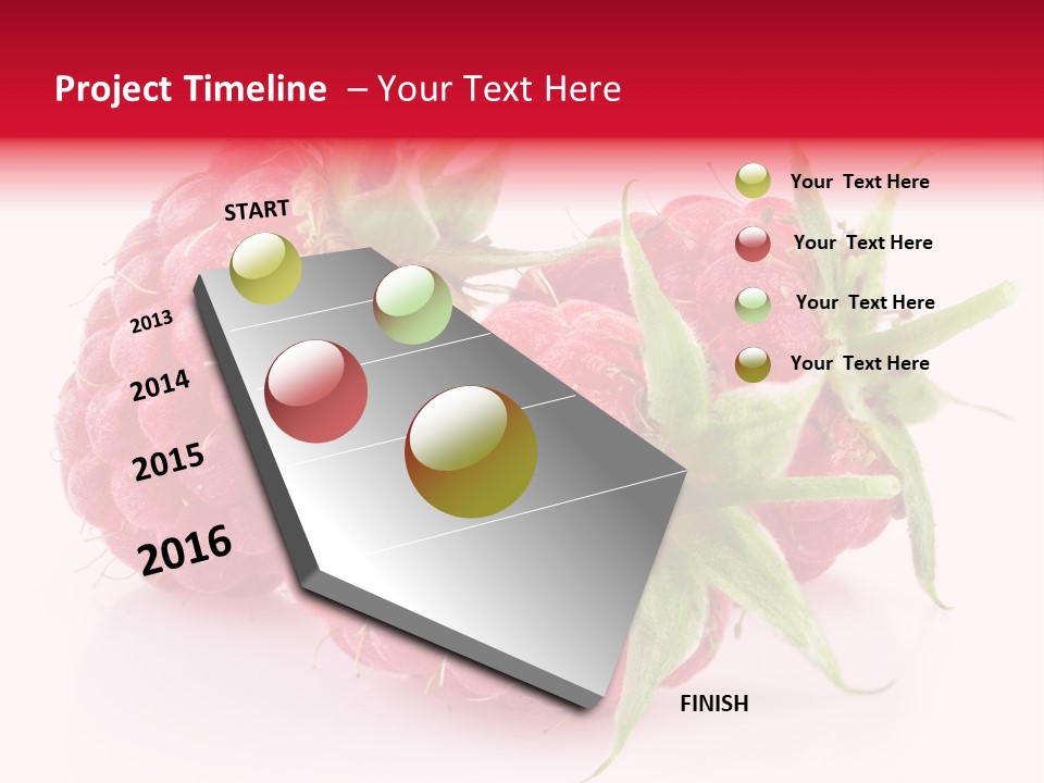 Healthy Eating Three Flora PowerPoint Template