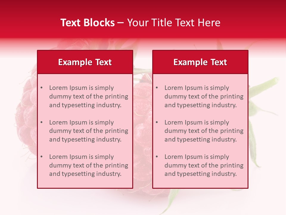 Healthy Eating Three Flora PowerPoint Template