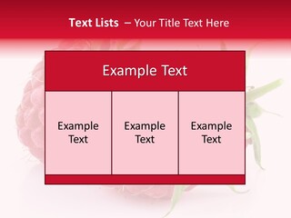 Healthy Eating Three Flora PowerPoint Template