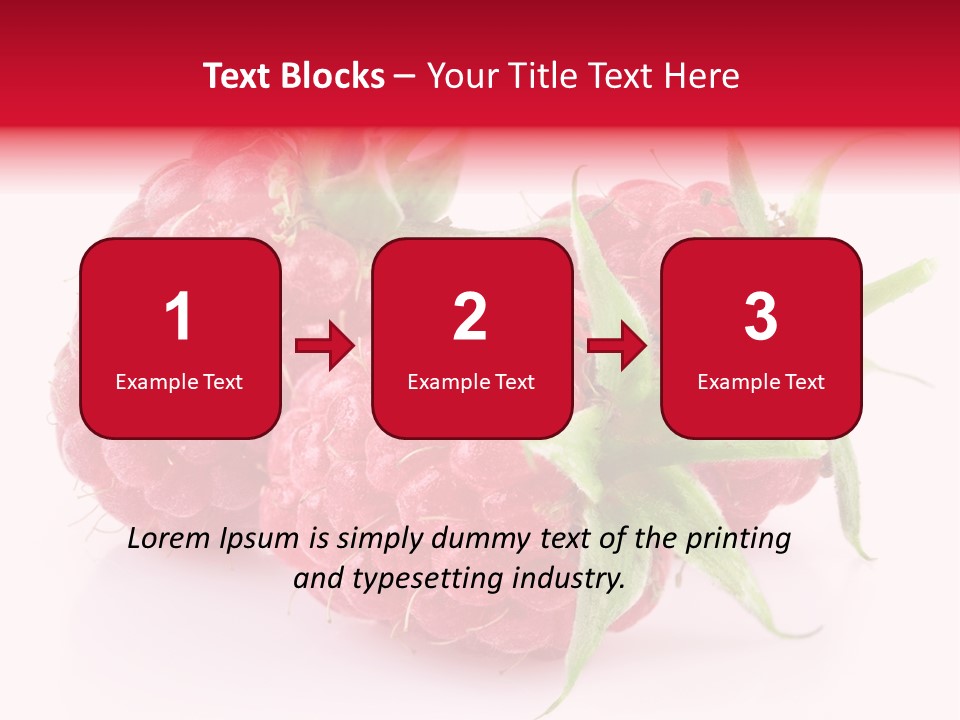 Healthy Eating Three Flora PowerPoint Template
