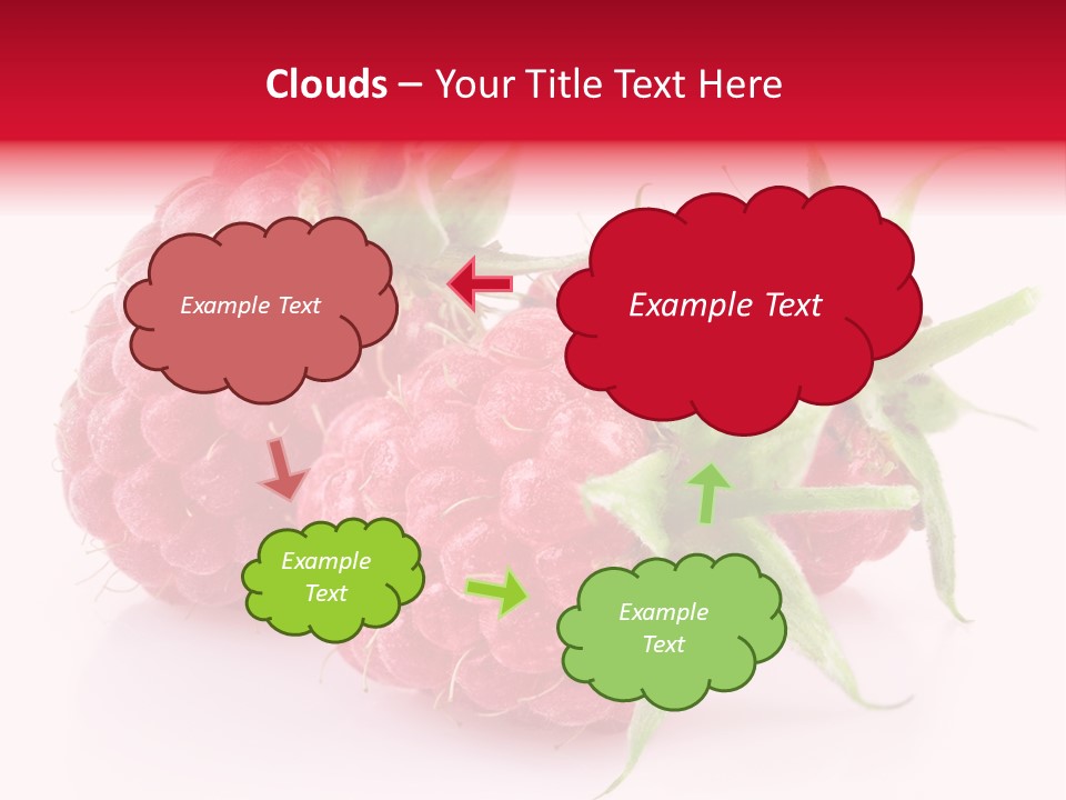 Healthy Eating Three Flora PowerPoint Template