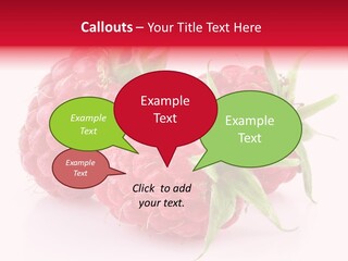 Healthy Eating Three Flora PowerPoint Template