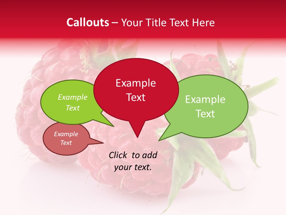 Healthy Eating Three Flora PowerPoint Template