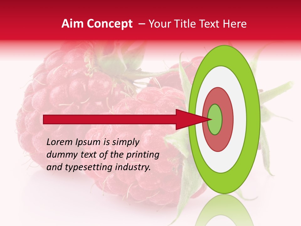Healthy Eating Three Flora PowerPoint Template