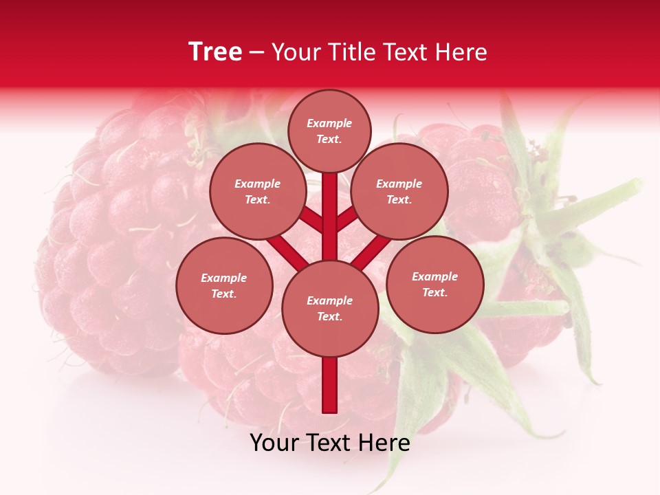 Healthy Eating Three Flora PowerPoint Template