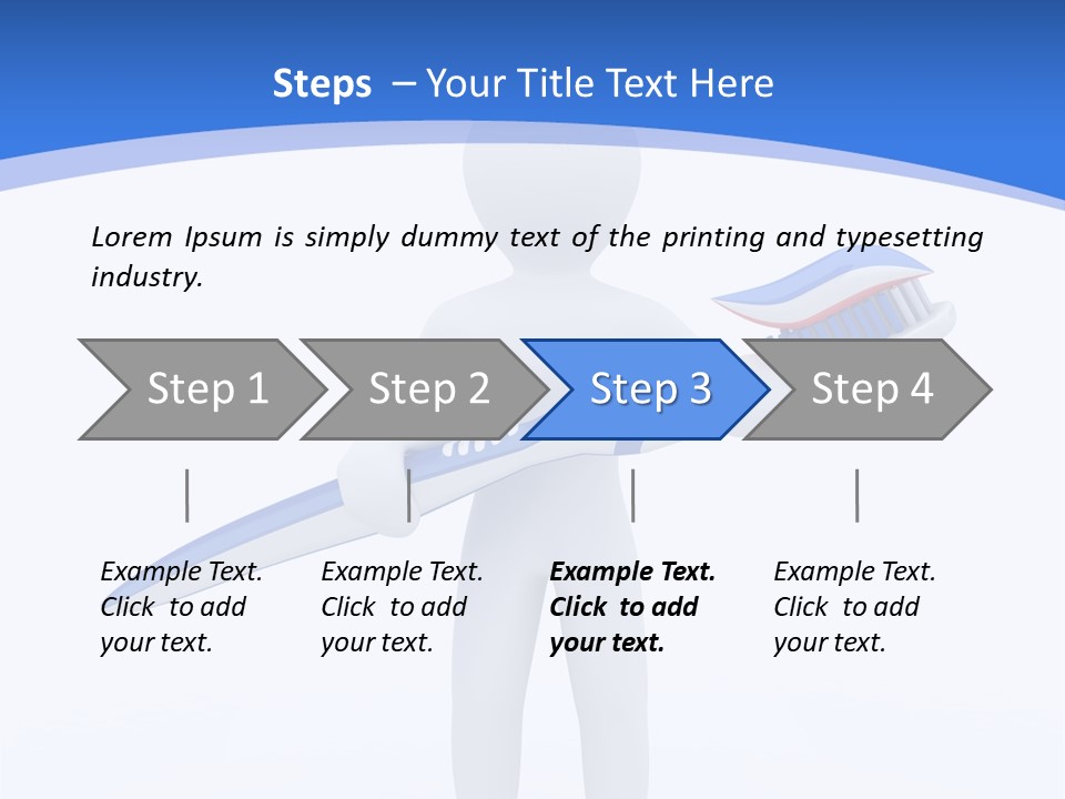 One Care Equipment PowerPoint Template
