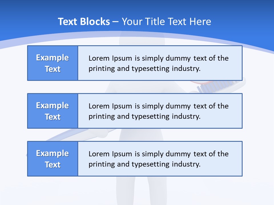 One Care Equipment PowerPoint Template