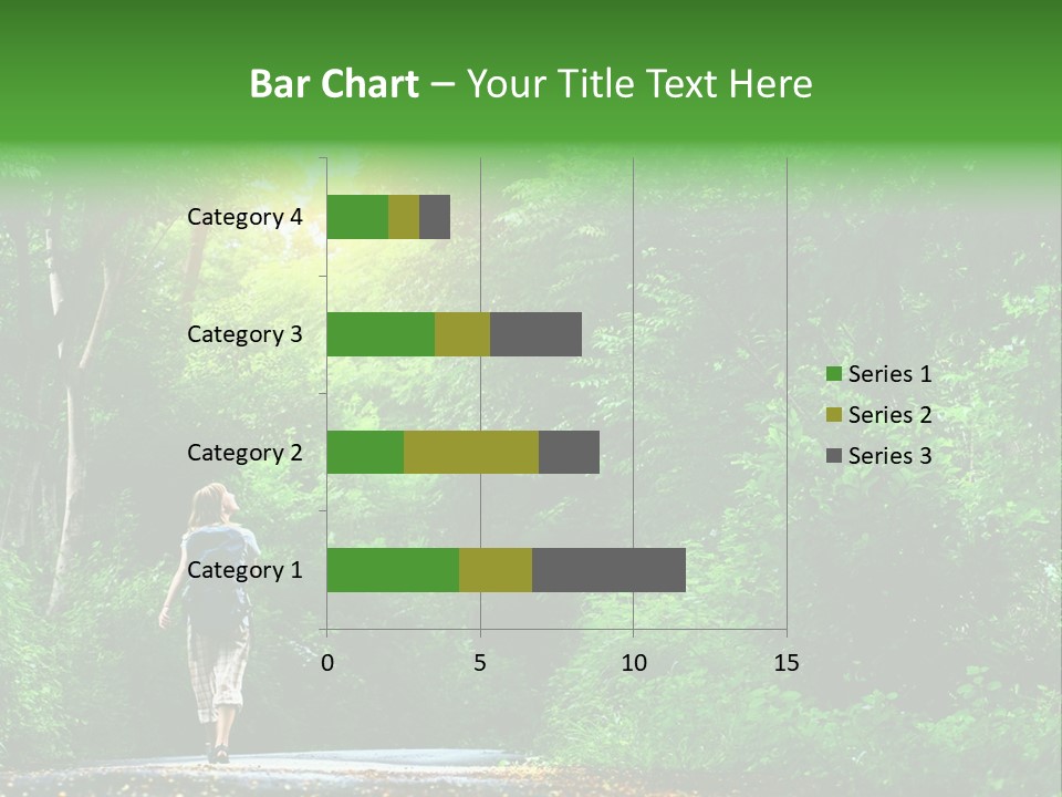 Wet Female Road PowerPoint Template