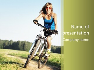 Outdoor Balance Moving PowerPoint Template