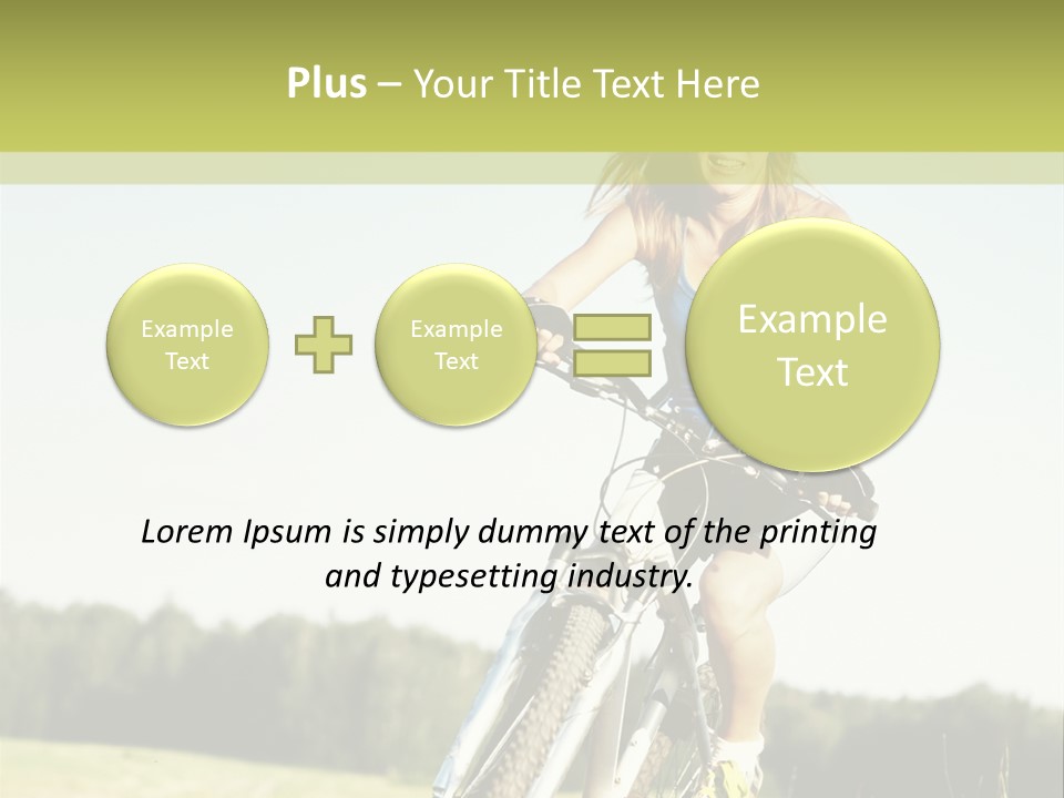 Outdoor Balance Moving PowerPoint Template