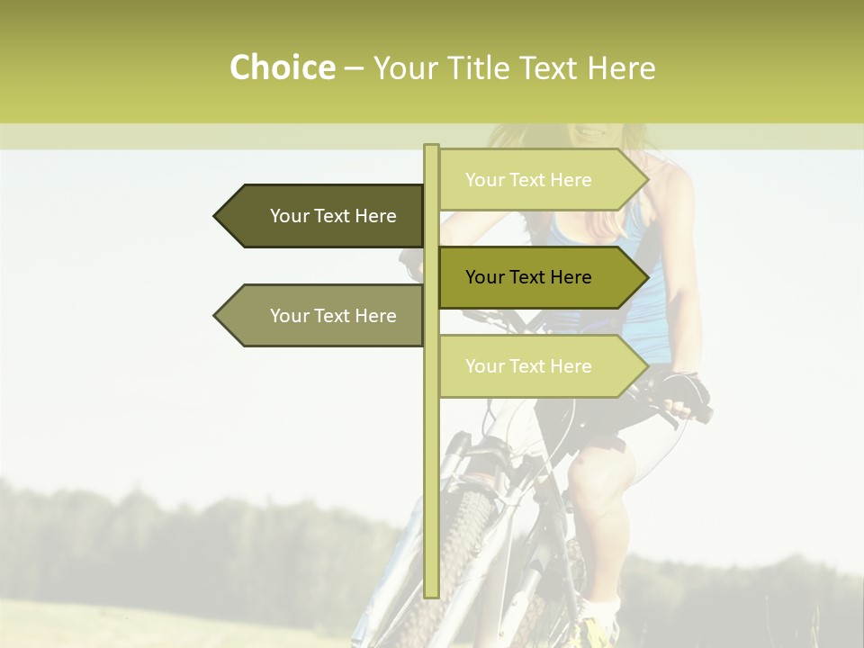 Outdoor Balance Moving PowerPoint Template