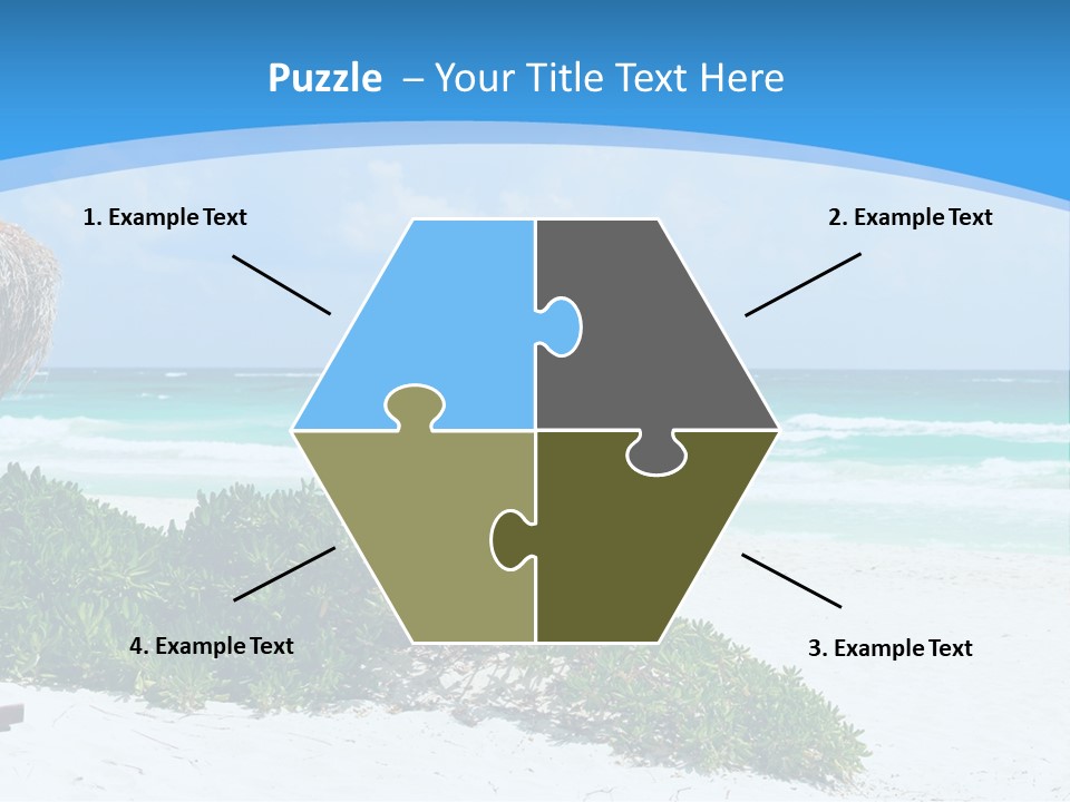 Idyllic Beautiful Shore PowerPoint Template