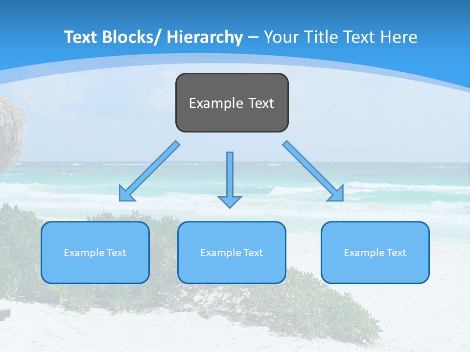 Idyllic Beautiful Shore PowerPoint Template