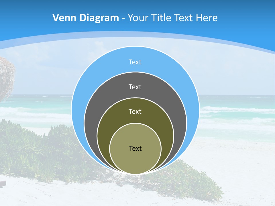 Idyllic Beautiful Shore PowerPoint Template