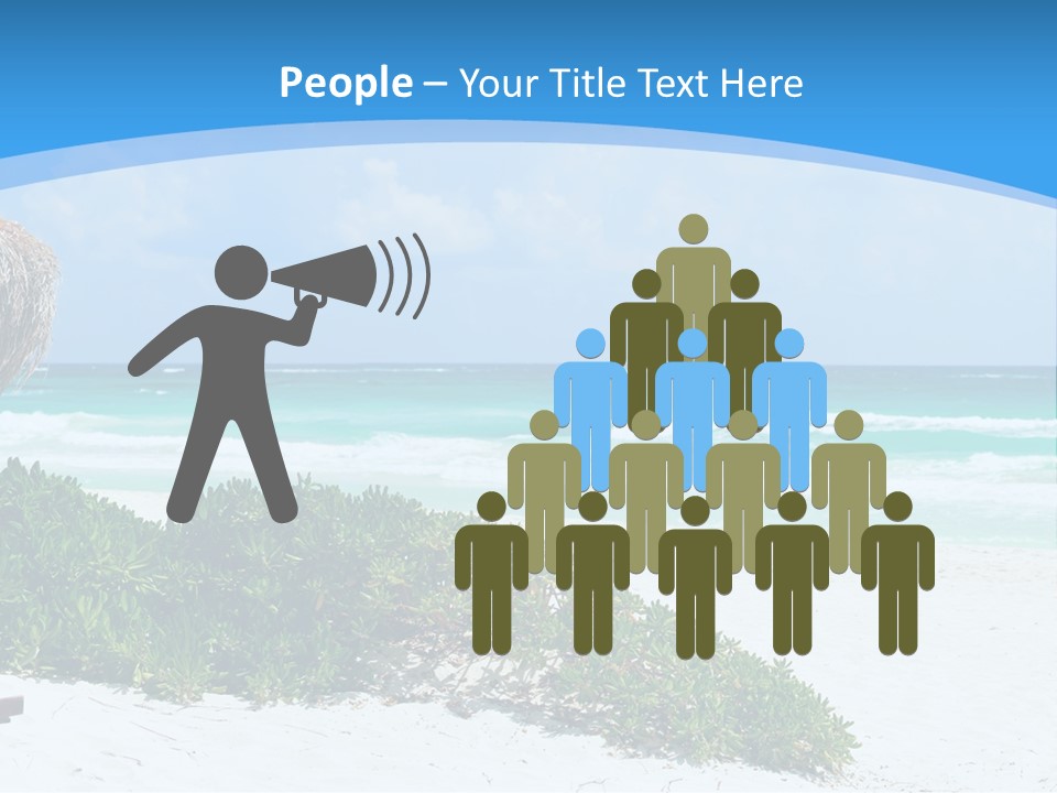 Idyllic Beautiful Shore PowerPoint Template