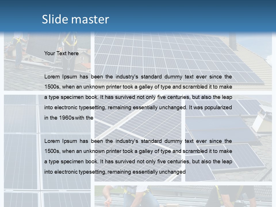 Install Installation House PowerPoint Template