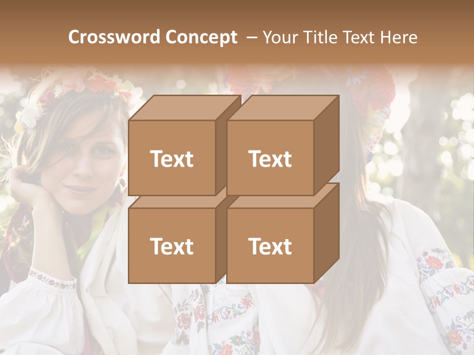 Costume Cheerful Fashion PowerPoint Template