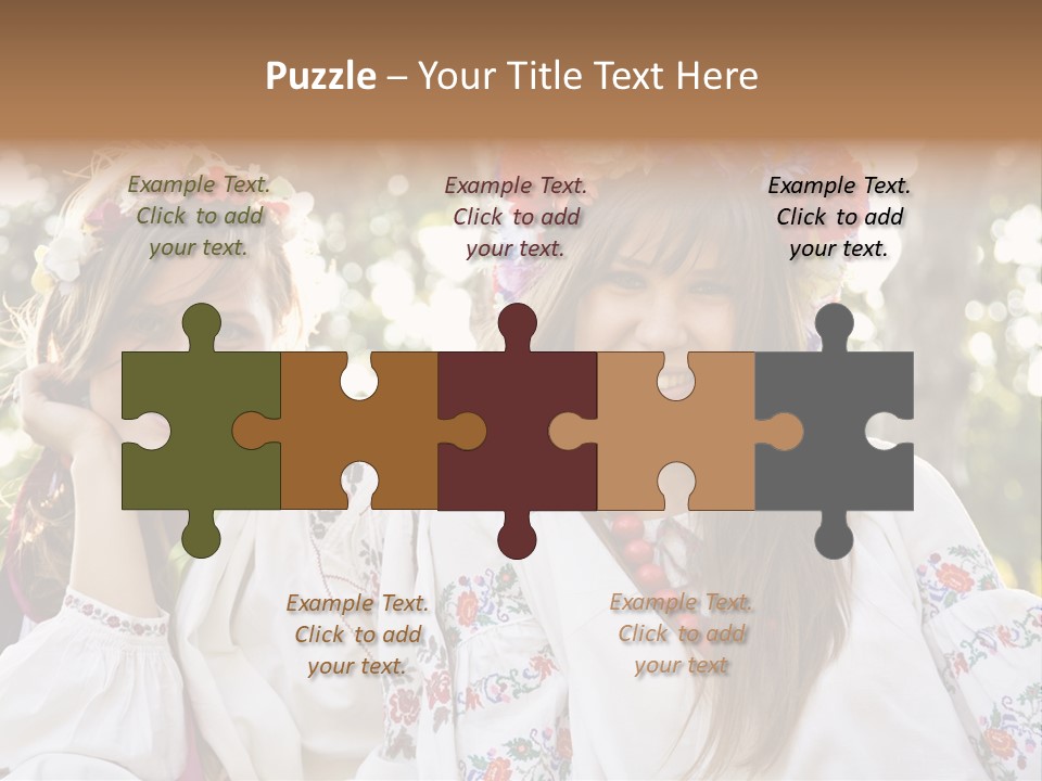 Costume Cheerful Fashion PowerPoint Template