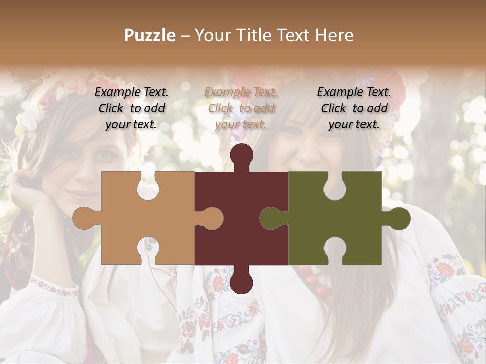 Costume Cheerful Fashion PowerPoint Template