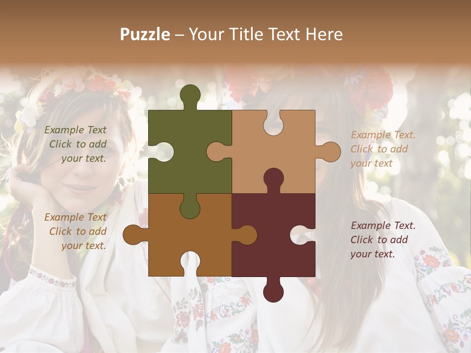 Costume Cheerful Fashion PowerPoint Template