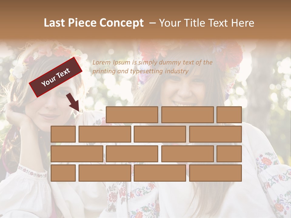 Costume Cheerful Fashion PowerPoint Template