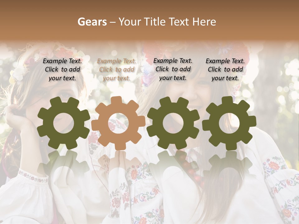 Costume Cheerful Fashion PowerPoint Template