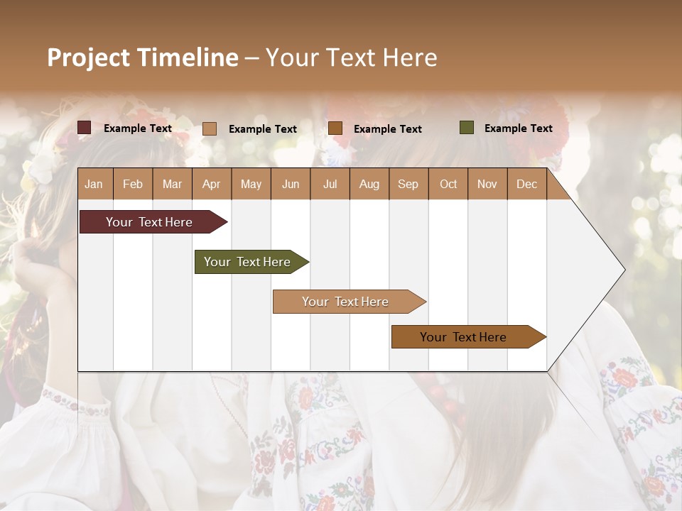 Costume Cheerful Fashion PowerPoint Template