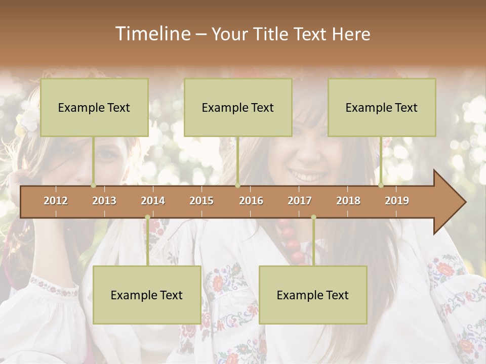 Costume Cheerful Fashion PowerPoint Template