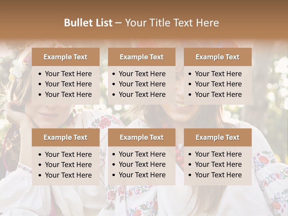 Costume Cheerful Fashion PowerPoint Template