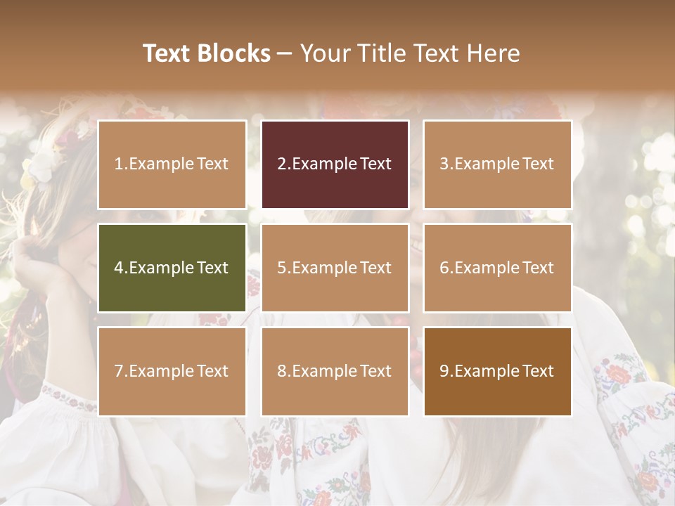 Costume Cheerful Fashion PowerPoint Template